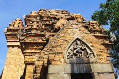 Looking up at Po Nagar Cham Tower - Nha Trang, Vietnam