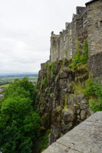 Stirling Castle sits high atop a rocky crag in Stirling, Scotland
