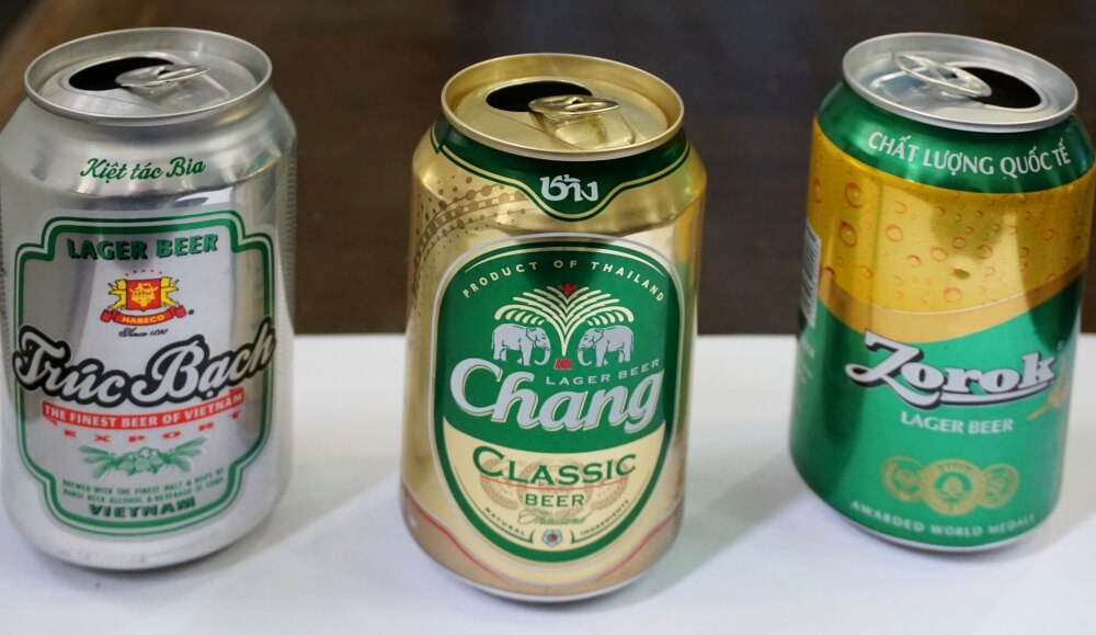 More Vietnamese (and Thai) beer - not so good