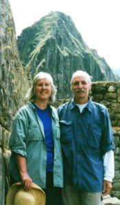 Melanie and John at Machu Picchu in 2001