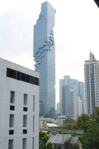 Contemporary architecture in downtown Bangkok