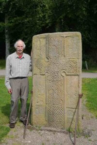 In Scotland we visited Rodney's Stone, an ancient Pictish carved stone located at Brodie Castle