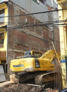 Construction site in Hanoi