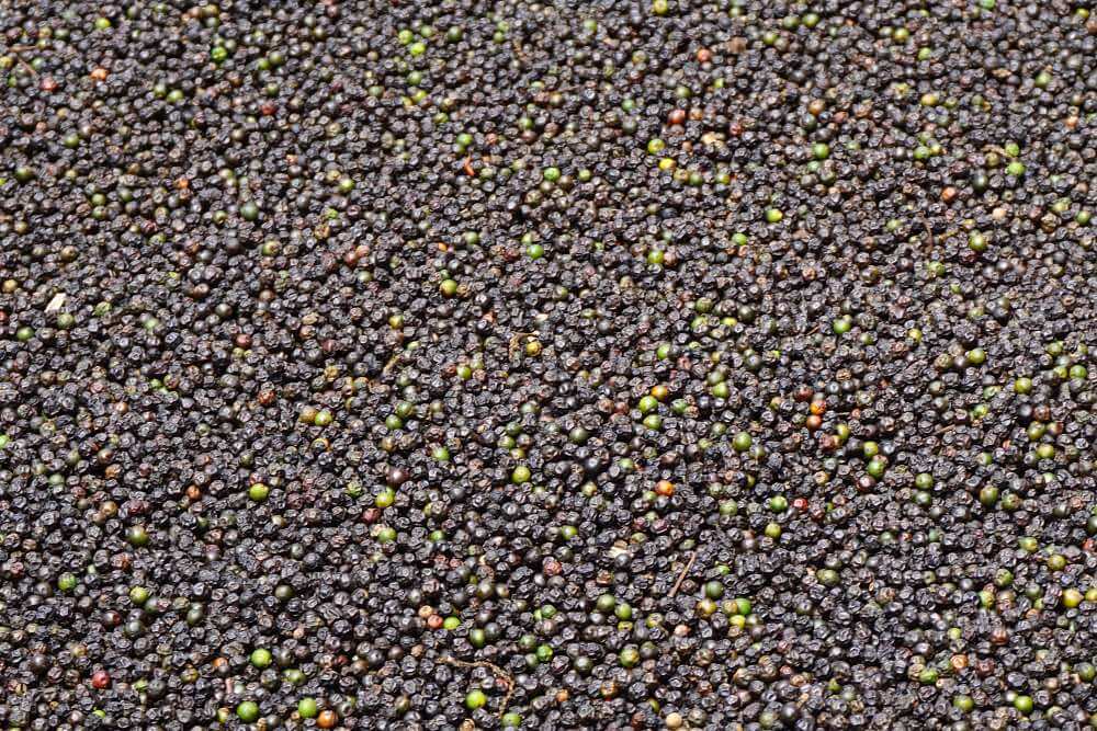 Black peppercorns