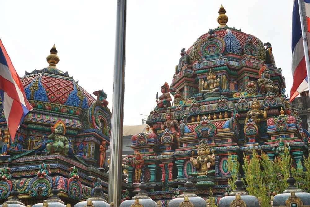 Sri Maha Mariamman Hindu temple in Bangkok, Thailand