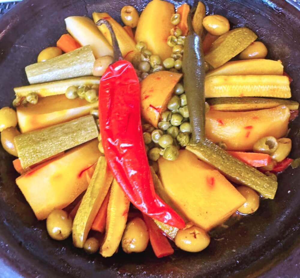 Cooked Moroccan tajine